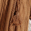 Women's Stand Collar Lantern Sleeve Sweater