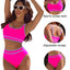 BMJL Women's High Waisted Color Block Bikini Set