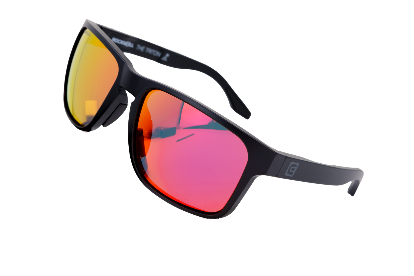 Lunettes de soleil flottantes Triton - Noir/Rouge