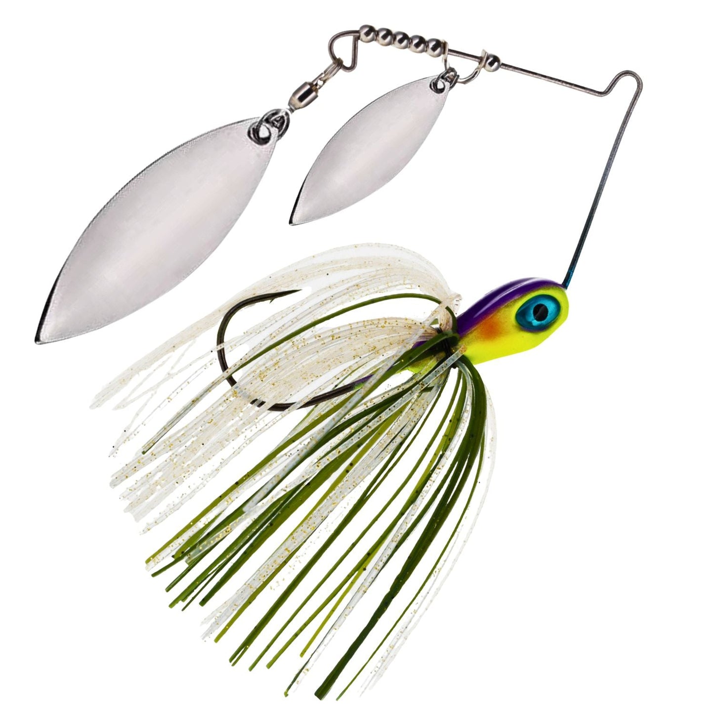 Reaction Tackle Tungsten Spinnerbait Jigs – 2-Pack, Double Willow Blade - New