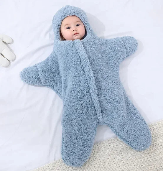 Simple Pentagram Shape Baby Cuddling Quilt