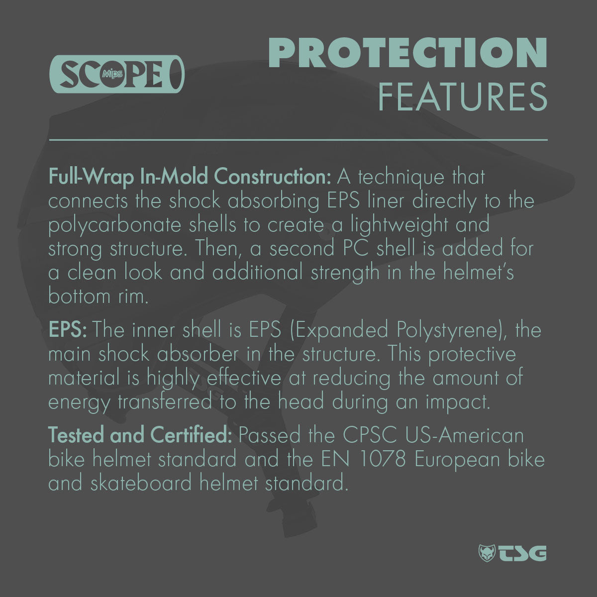 TSG Scope Solid Color Helmet - Satin Black