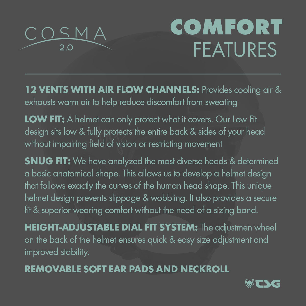 TSG Women's Ski/Snowboard Helmet - Cosma 2.0