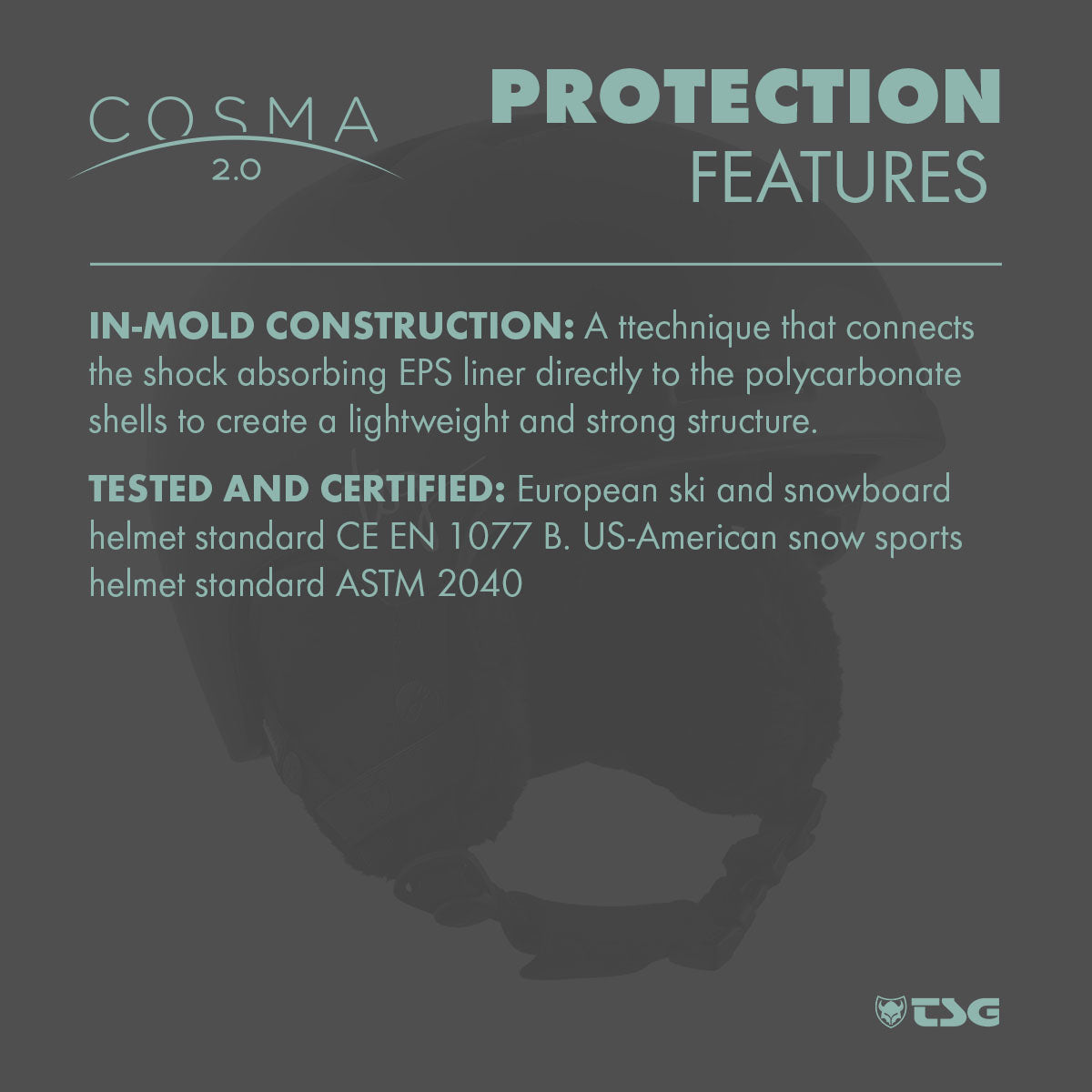 TSG Women's Ski/Snowboard Helmet - Cosma 2.0