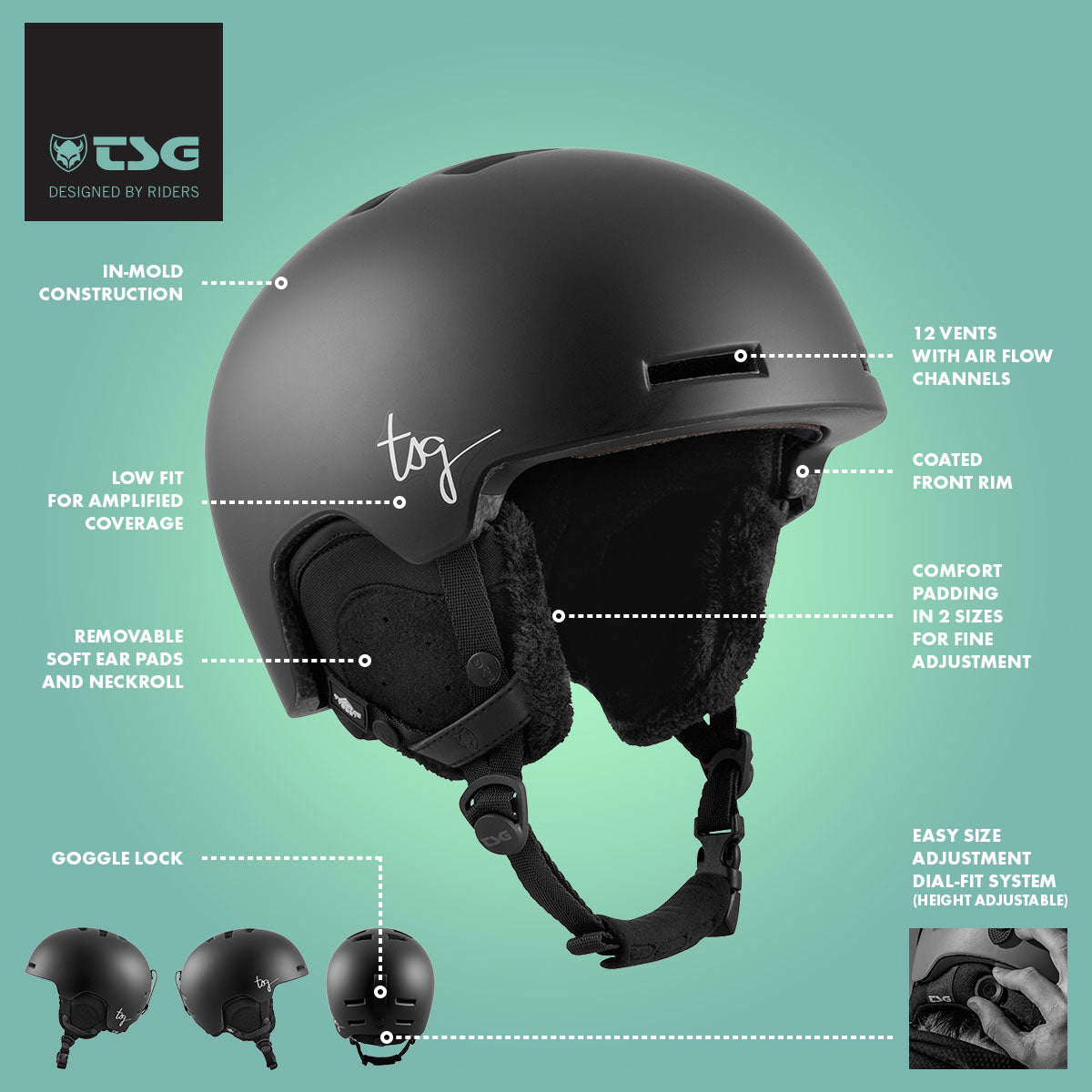 TSG Vertice Women's Ski/Snowboard Helmet