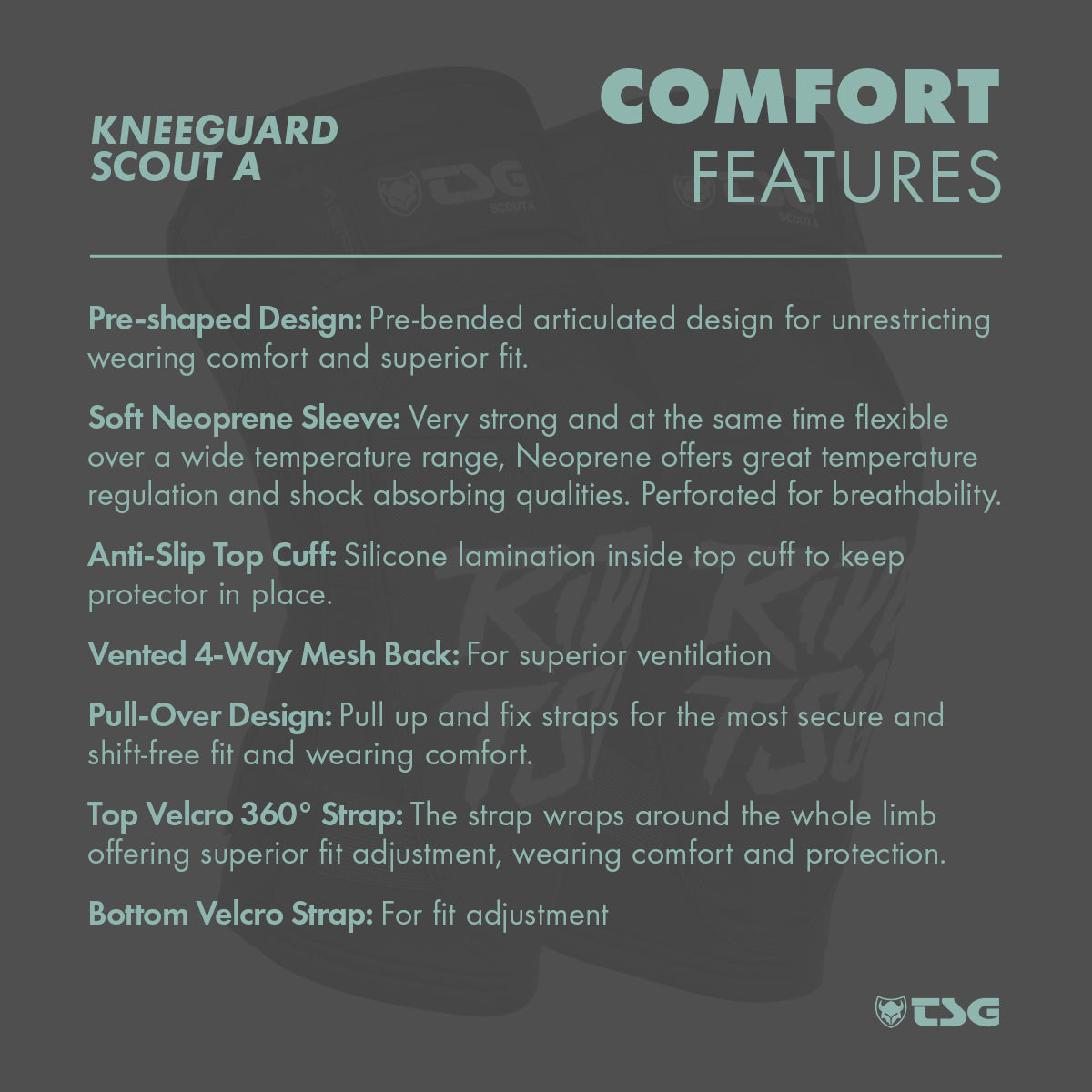TSG Kneeguard Scout A - Premium Knee Protection
