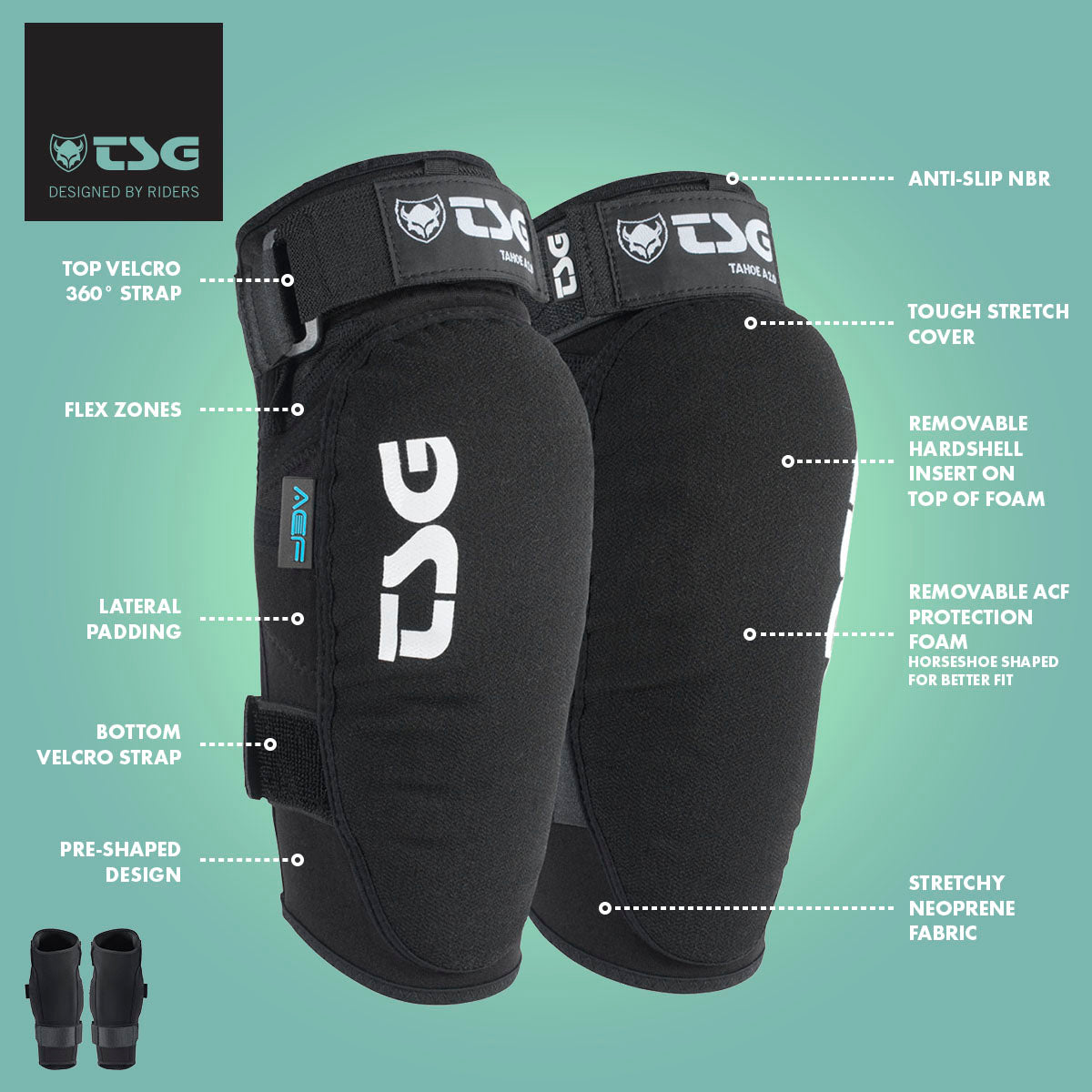 TSG Elbowguard Tahoe A 2.0 - Premium Protection for Cyclists