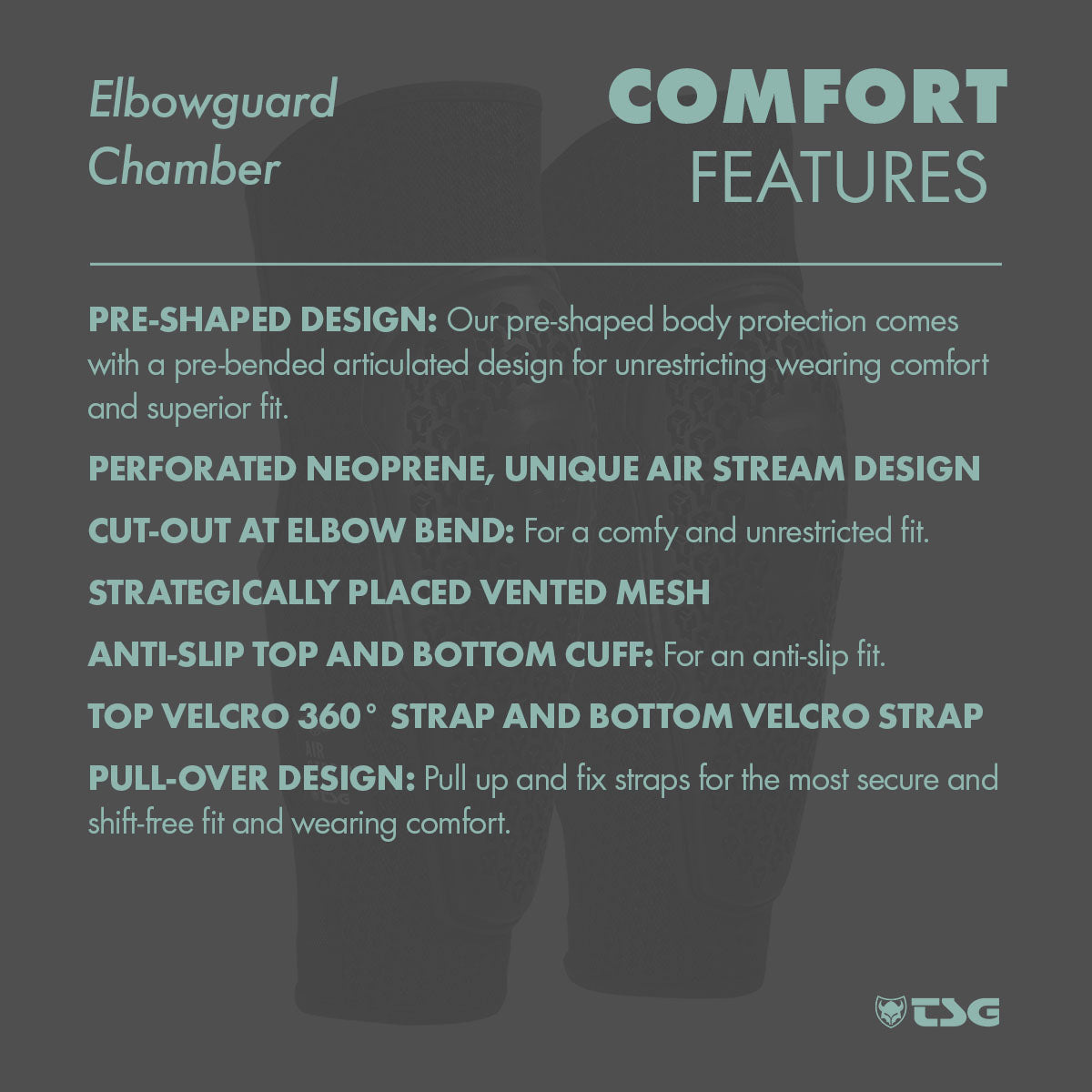 TSG Elbowguard Chamber - Premium Protective Elbow Pads