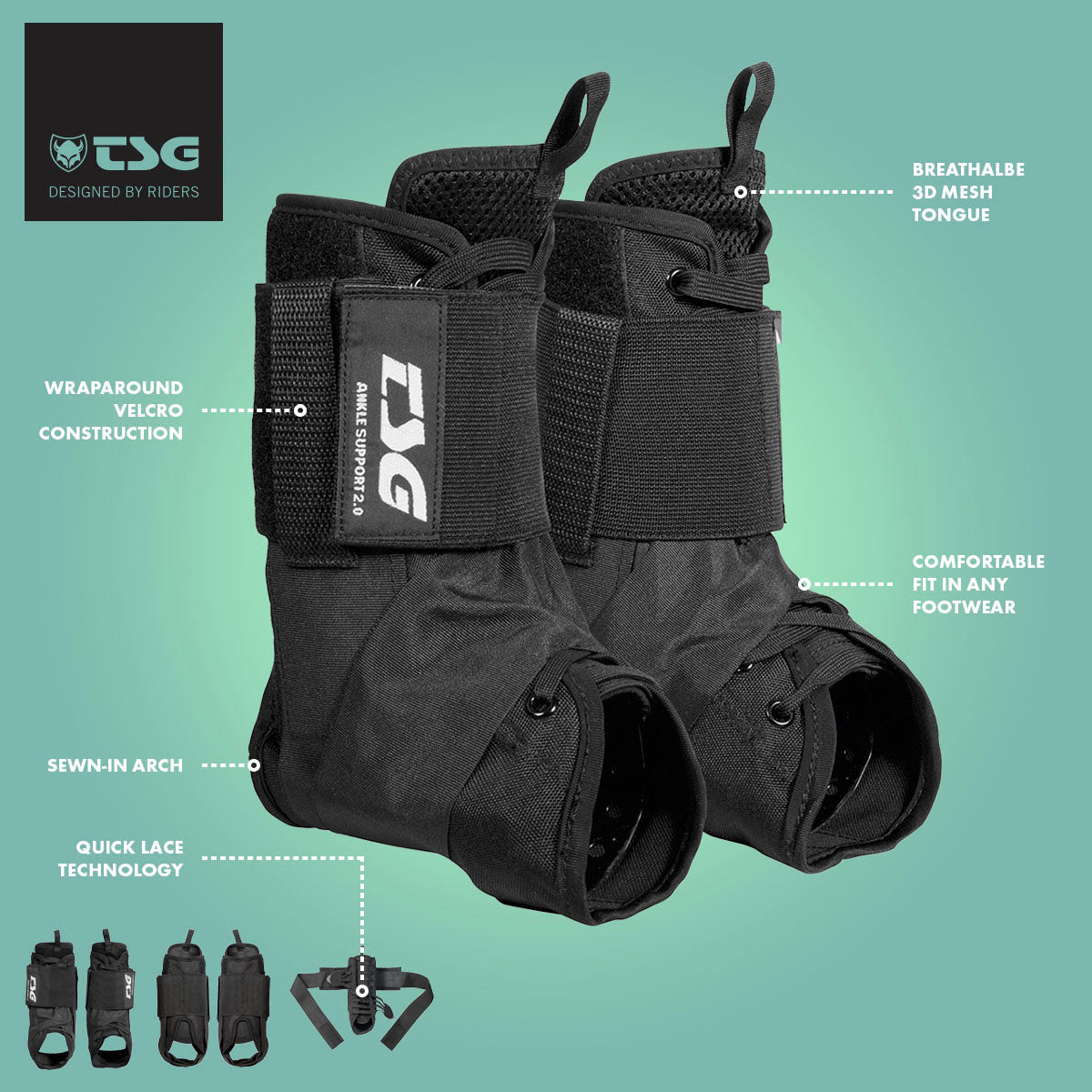 TSG Ankle Support 2.0 - Premium Protective Gear