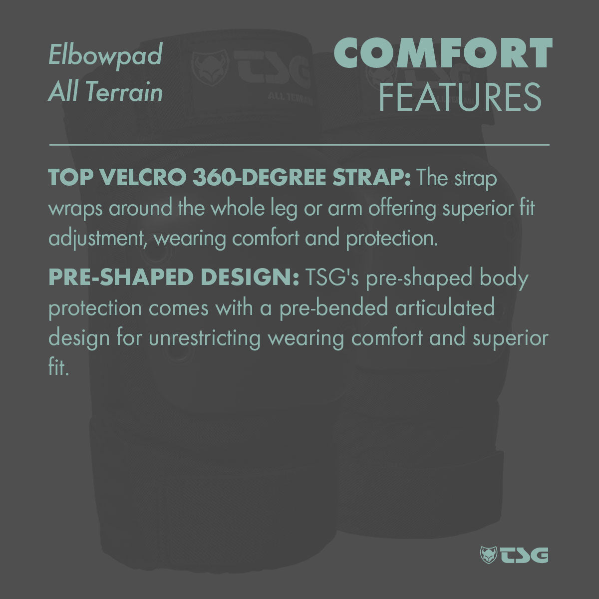 TSG Elbowpad All Terrain - Premium Skate Elbow Pads