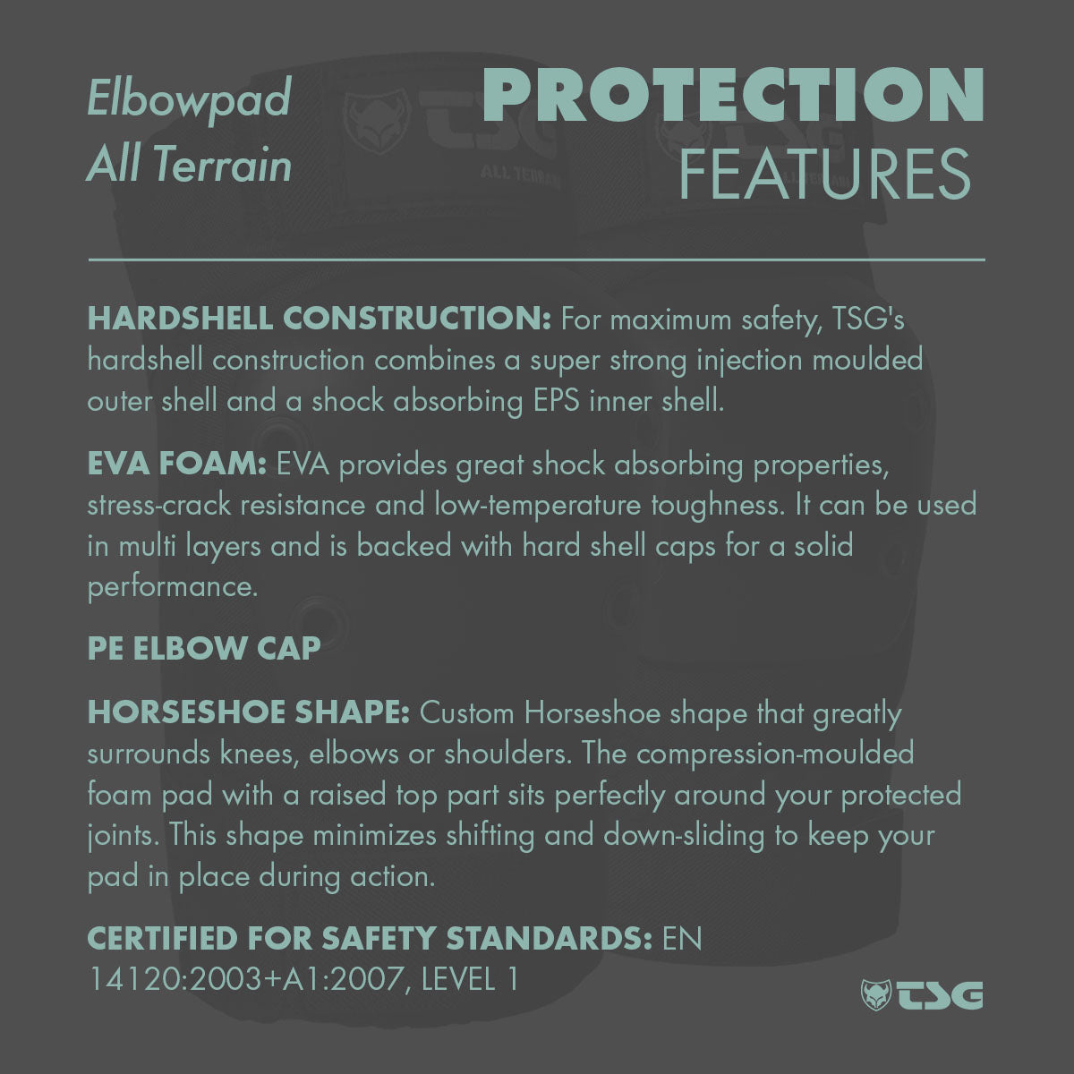 TSG Elbowpad All Terrain - Premium Skate Elbow Pads