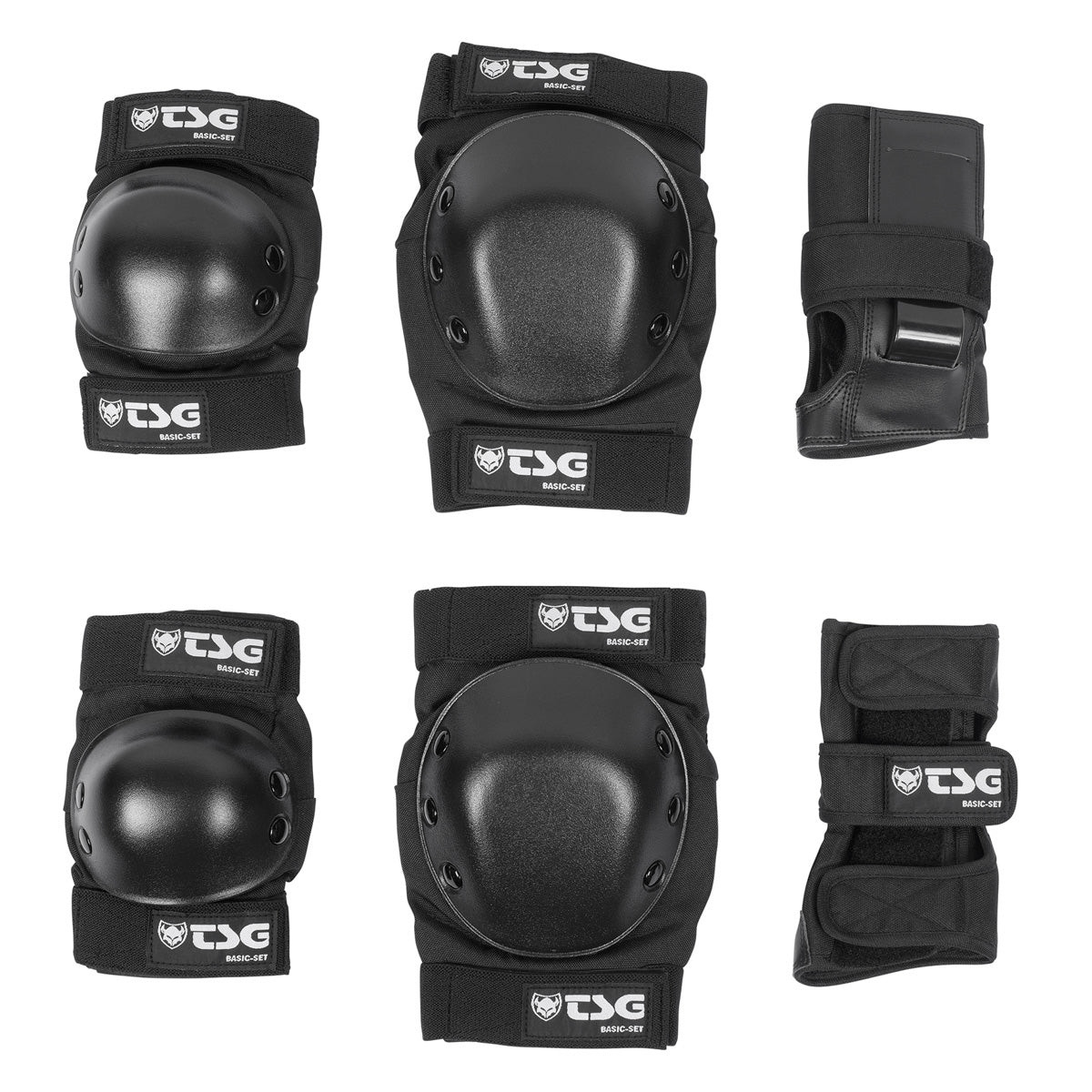 TSG - Basic-Set - Black (Skate Pad Set) - Korvel