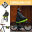 Tucano Urbano Bicycle Rain Cape - GARIBALDINA PLUS - Airborne Green