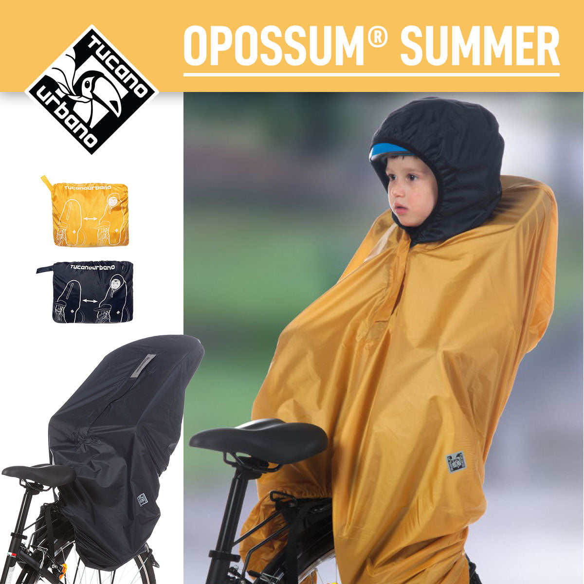 Tucano Urbano OPOSSUM® Summer Rear Bike Seat Cover