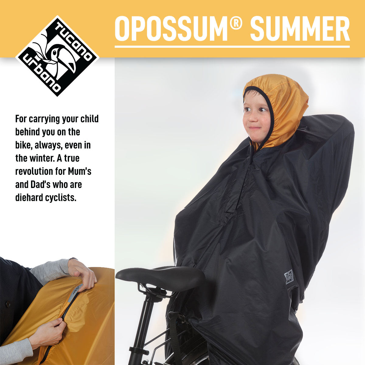 Tucano Urbano OPOSSUM® Summer Rear Bike Seat Cover