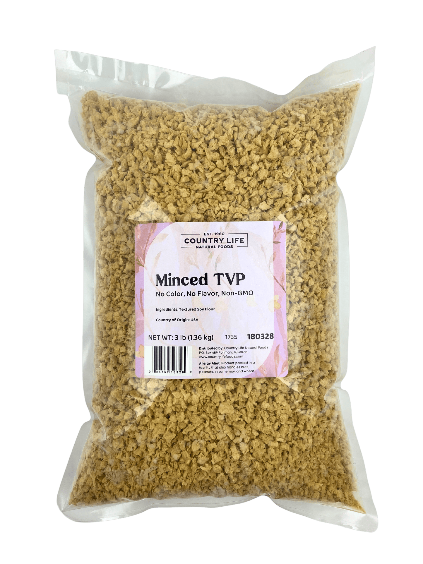 TVP Minced – Textured Vegetable Protein (Soy-Based Meat Alternative)