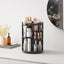Organisateur de maquillage rotatif premium avec plateaux ajustables