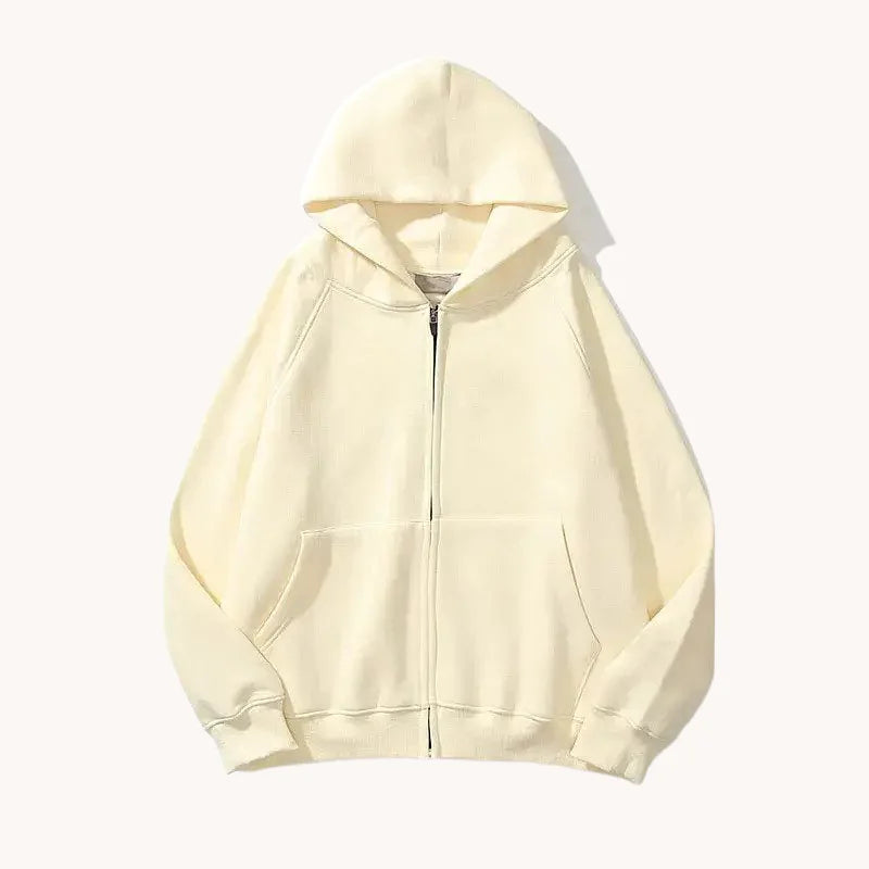 Sudadera con cremallera sencilla