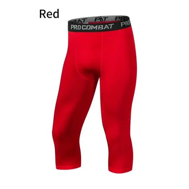 Collants 3/4 de gym pour hommes pour une performance active