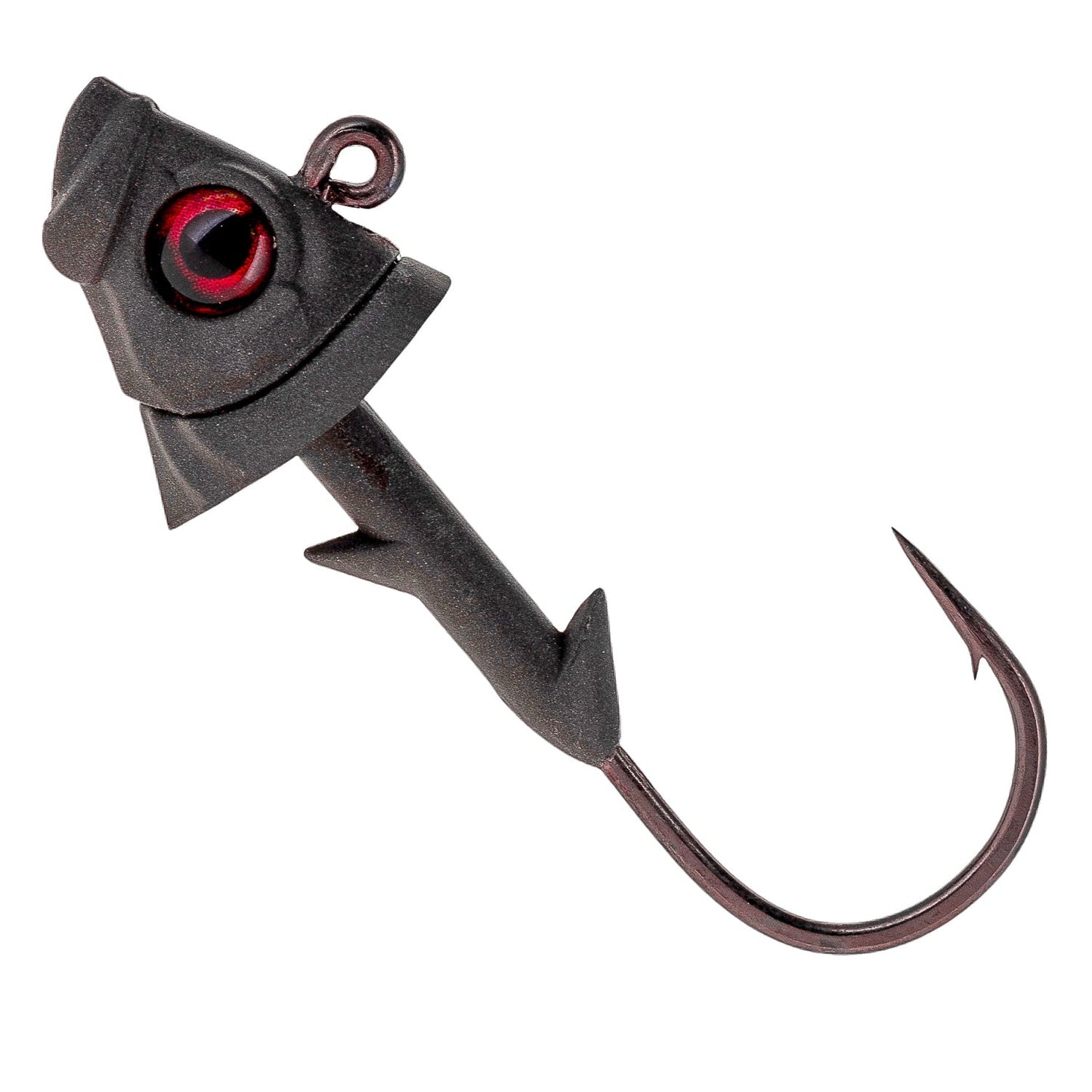 Jigs Swimbait de tungsteno puro al 97 % Reaction Tackle - Cabeza de pez realista - Paquete de 5