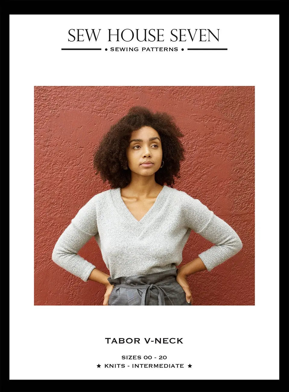 Patron de couture Tabor V Neck pour tricots