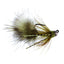 Premium Tactical Olive Mini Bugger Nymph Flies - Set of 6 Size 8 - Korvel