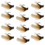 Tungsten Bead Cream Mop Fly Tactical Jig Czech Euro Nymph Barbless - 12 Flies Size 14 - Korvel