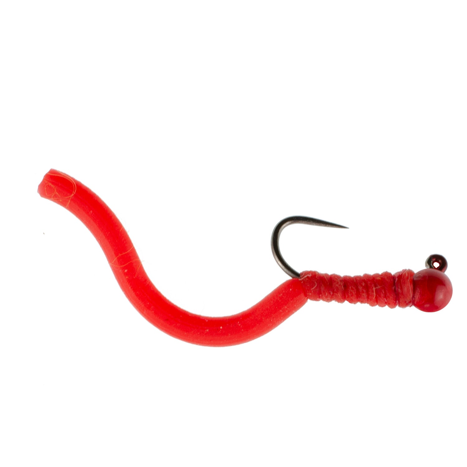 Tactical Tungsten Bead Squirminator Jig Flies - Set of 6 Size 12 for Euro Nymphing - Korvel