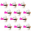 Premium Tungsten Bead Tactical Blow Torch Nymph Flies - 12 Pack Size 16 - Korvel