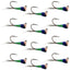 Jig tactique Euro Nymph Tungstène Gasolina Perdigon - Taille 14 (12 mouches)