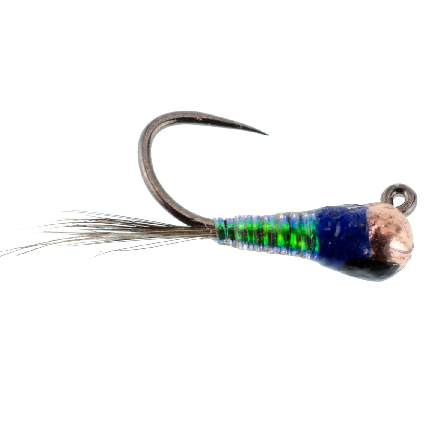 Premium Tungsten Bead Tactical Jig Flies - Spanish Perdigon Nymphs (Size 16, Set of 6) - Korvel