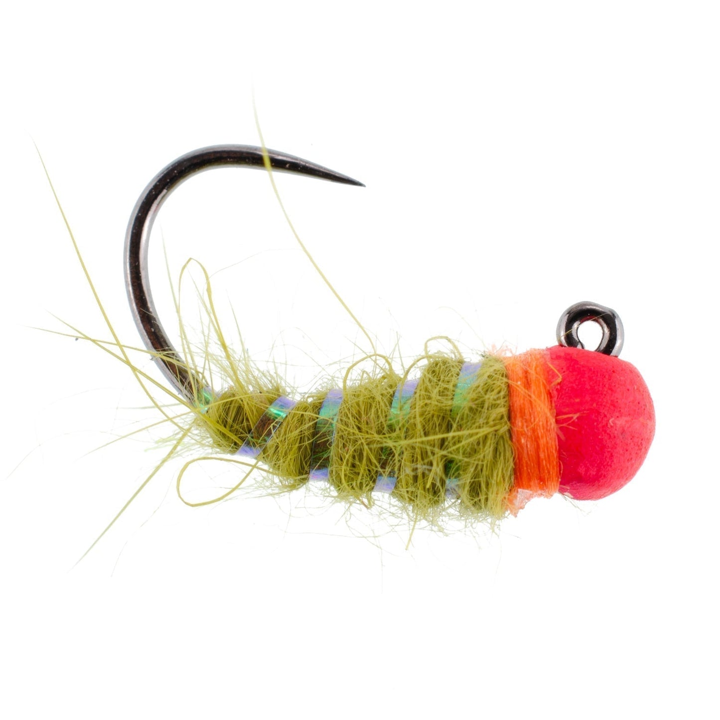Premium Tungsten Bead Walt's Worm Jig Tactical Nymphs - Set of 6 Size 12 - Korvel