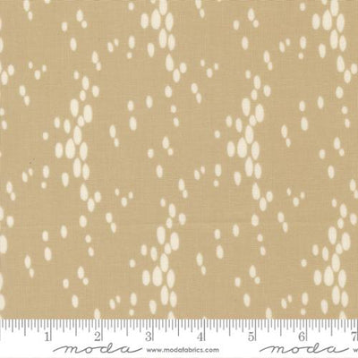 Tan Arabesque Vista Moonbeam Cotton Fabric - 44"/45" Per Yard