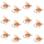 Premium Barbless Tan Elk Hair Caddis Dry Flies - 12 Pack Size 12 for Trout Fishing - Korvel