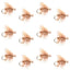 Premium Barbless Tan Elk Hair Caddis Dry Flies - 1 Dozen Size 18 - Korvel