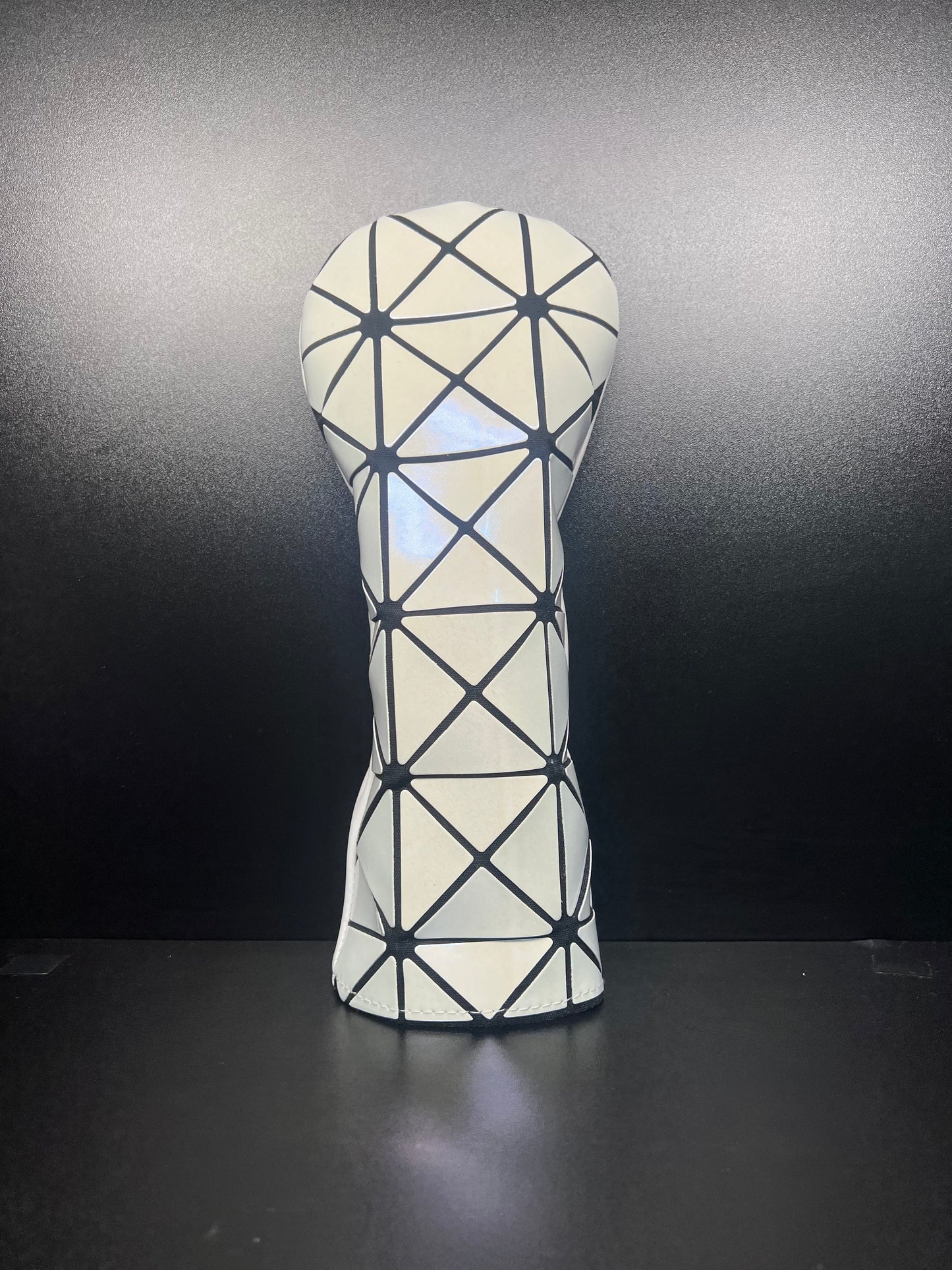 Fundas para cabeza con patrones iridiscentes de tangram