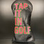 Funda elegante con silueta de golfista para palos