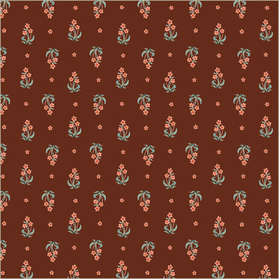 Tela de algodón Tapestry Posy Granata 43”/44” por yarda