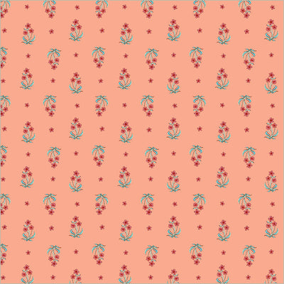 Tapestry Posy Petal Cotton Fabric - 43”/44” Per Yard