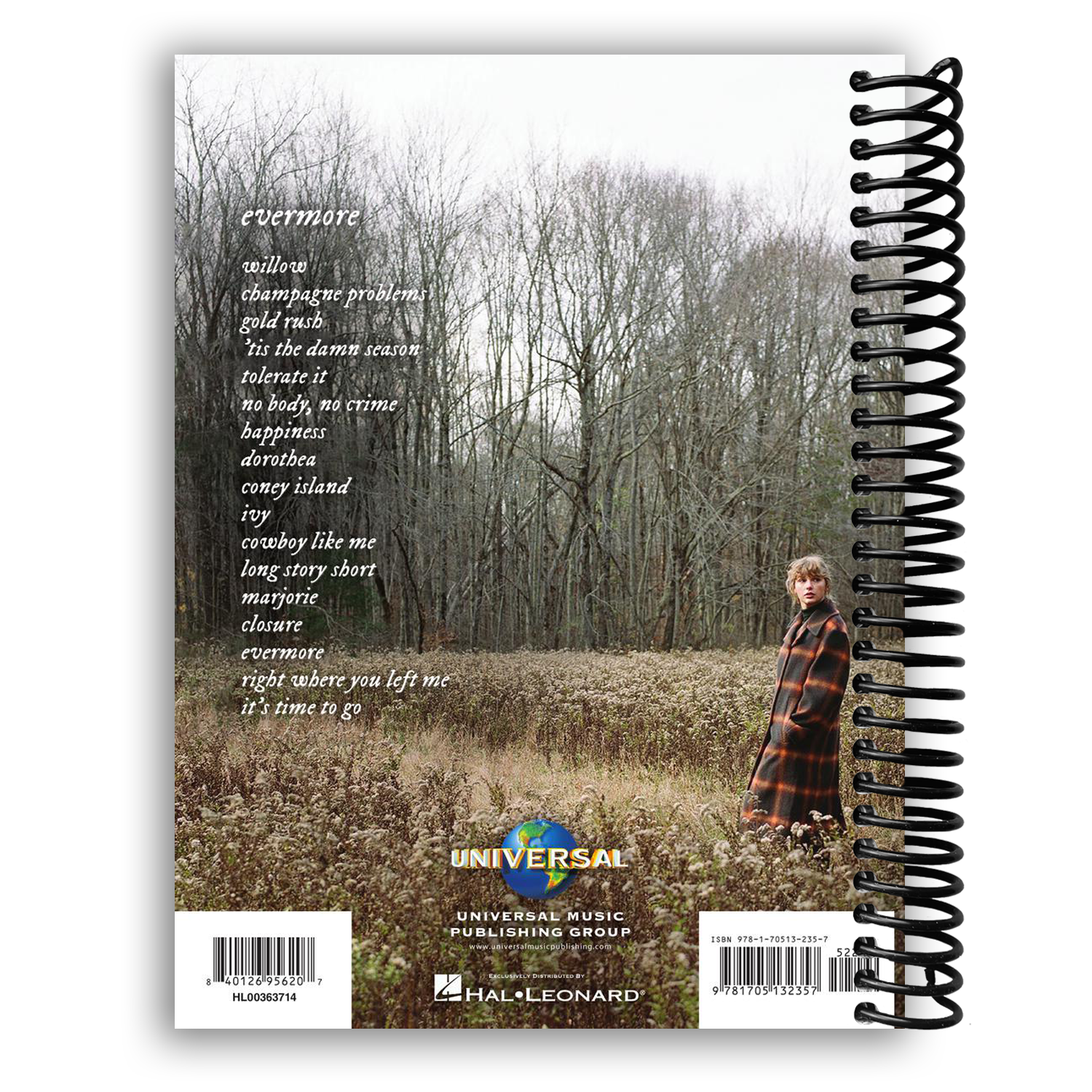 Taylor Swift - Evermore: Ultimate Piano/Vocal/Guitar Collection (Spiral Bound) - Korvel