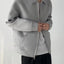 Flip Collar Zipper Coat - Classic Men's Cardigan