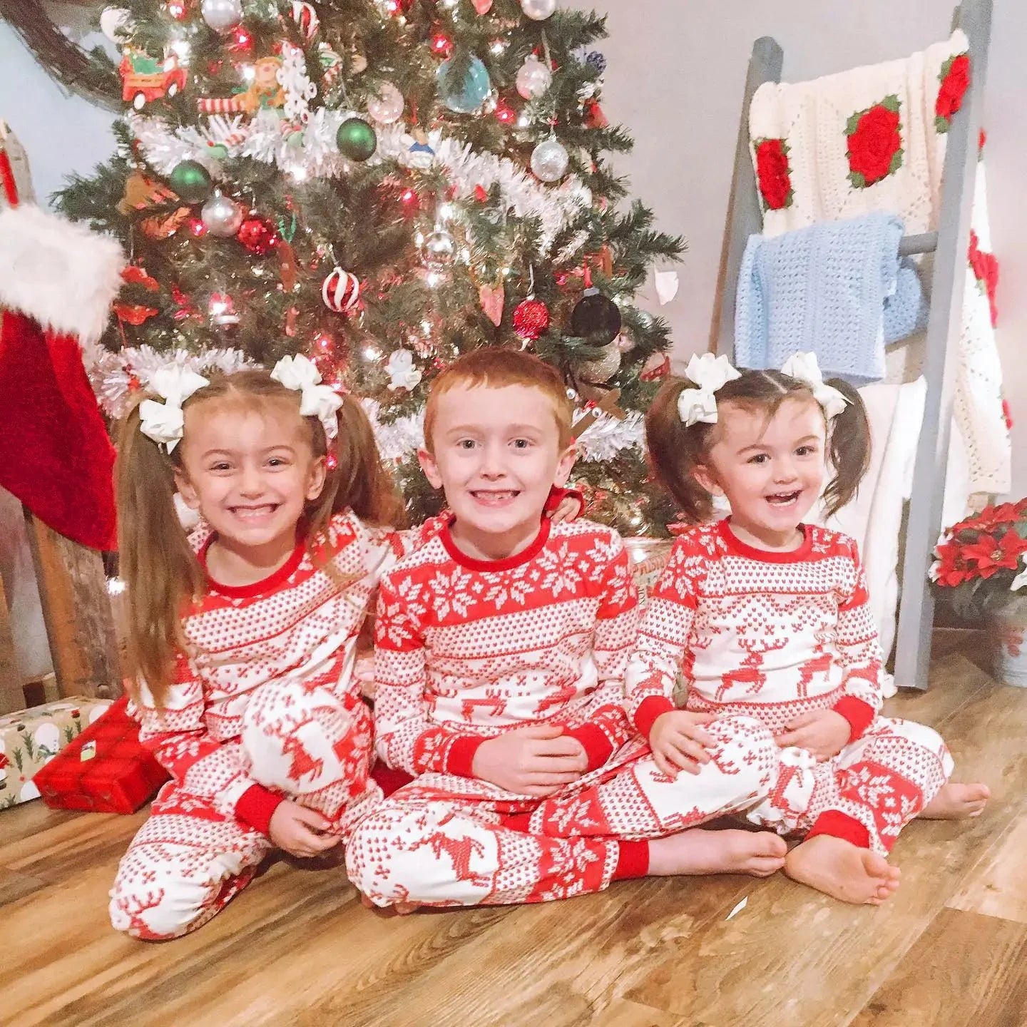 Conjunto de Pijamas Familiar de Navidad