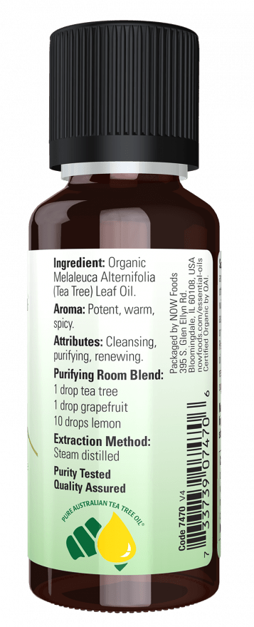 Aceite Esencial de Árbol de Té Orgánico para la Relajación