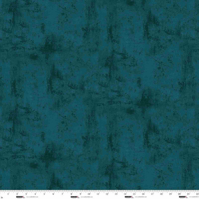 Teal Surface Design Funny Girl Cotton Fabric - 44"/45"