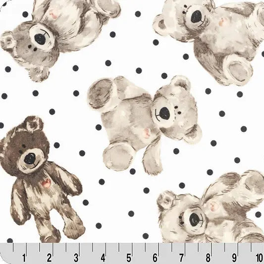 Tissu Teddy Digital Cuddle Quartz au mètre