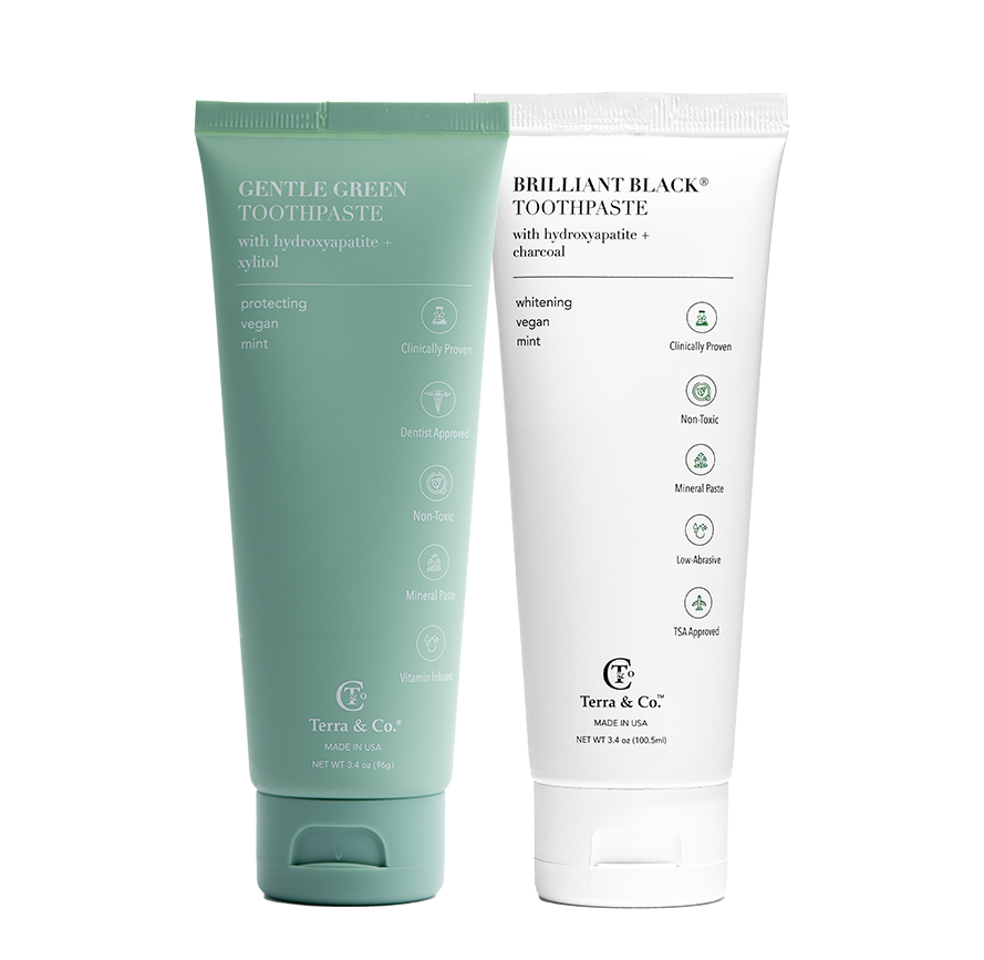 Gentle Green™ Sensitive Toothpaste with Hydroxyapatite & B12 (Fluoride-Free, Natural Enamel Support & Sensitive Teeth Relief) - Korvel