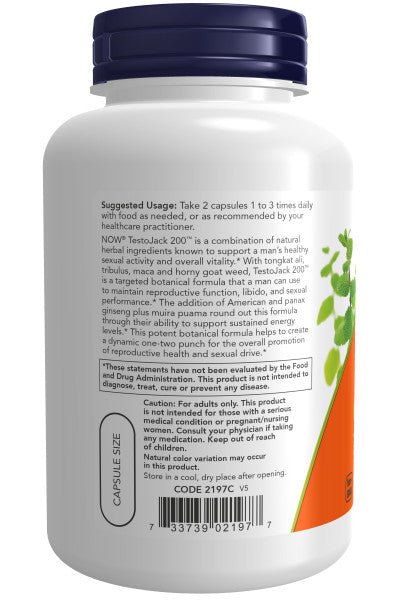 TestoJack 200™: Natural Support for Male Vitality - Korvel