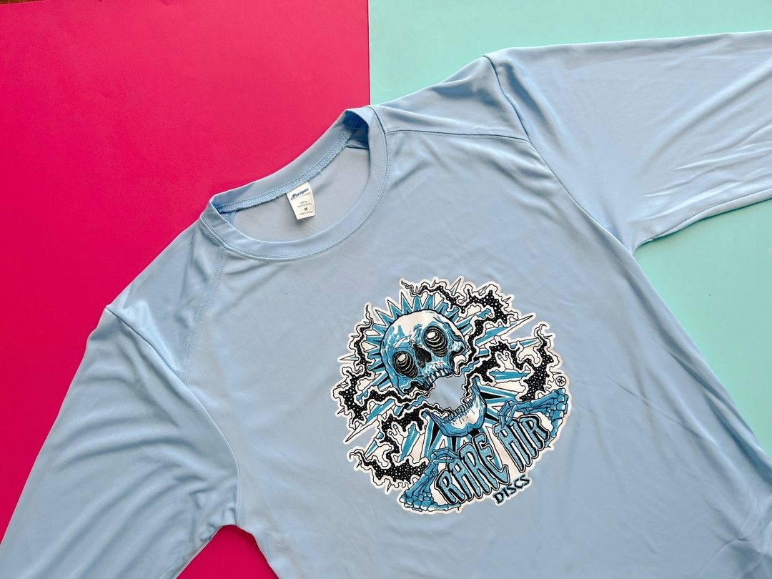 Camisa de Sol de Manga Larga Rare Air Discs - Calavera RAD