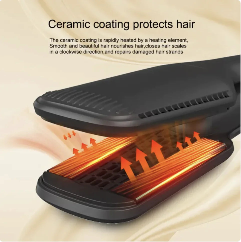 Premium Hot Air Hair Straightener Brush for Effortless Styling
