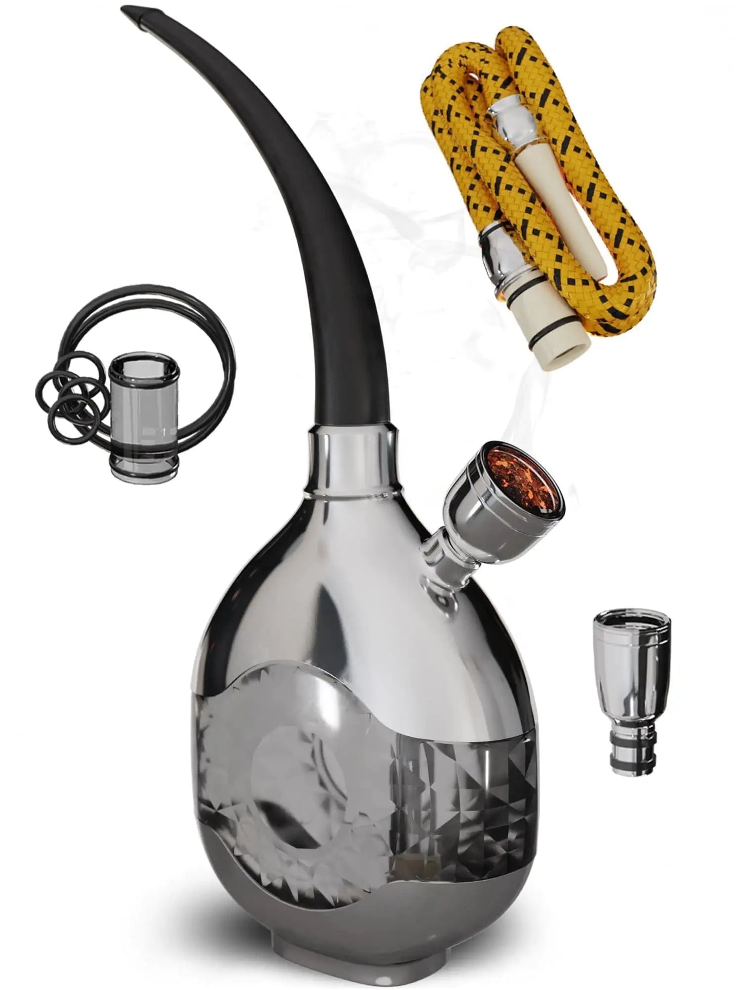 Juego de Hookah Mini Portátil - Kit de Hookah de Viaje Completo